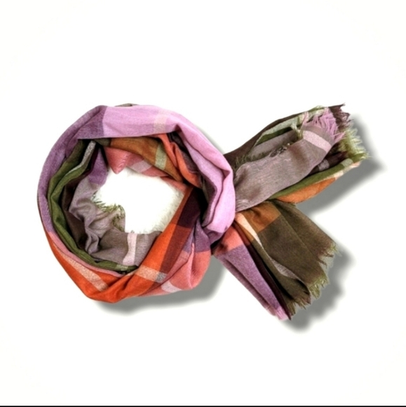 SCARF MIX-IT PLAID MULTI COLOR - Picture 8 of 9